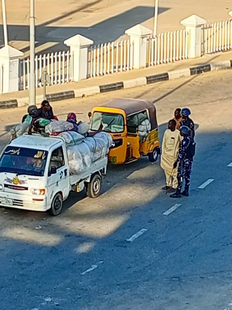 PHOTOS: Kano Roads deserted as curfew kicks off after tribunal verdict