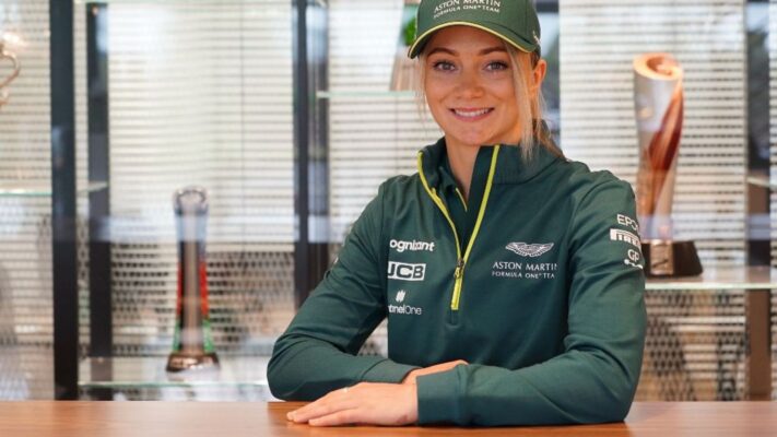 Jessica hawkins 2025 aston martin test