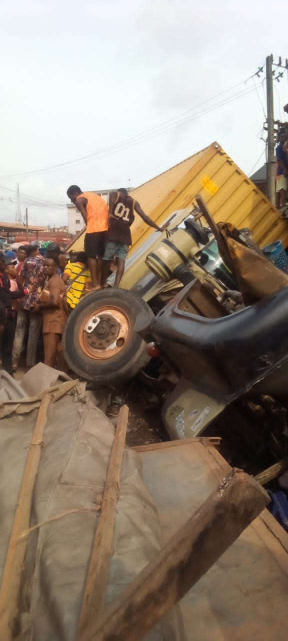 Container crushes woman to death in Anambra