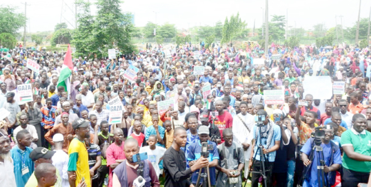 Nigerian Muslims stage 50,000-man rally for Palestine, demand end to ‘genocide’