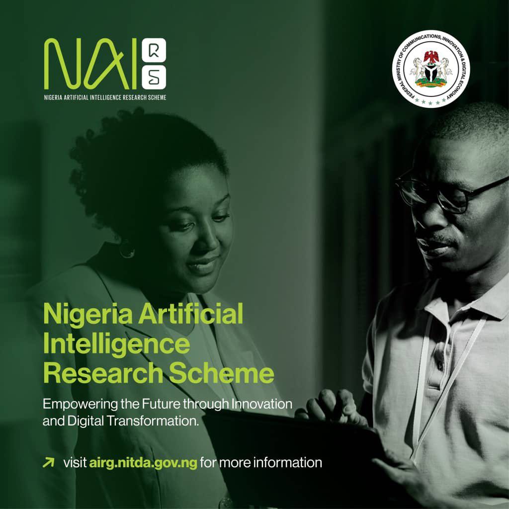 APPLY: FG offers AI researchers, startups N5m grant