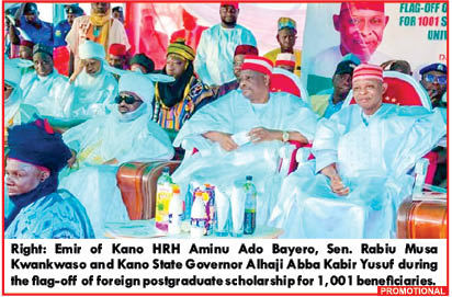 Kano gov flags off foreign postgraduate scholarship for 1,001 students