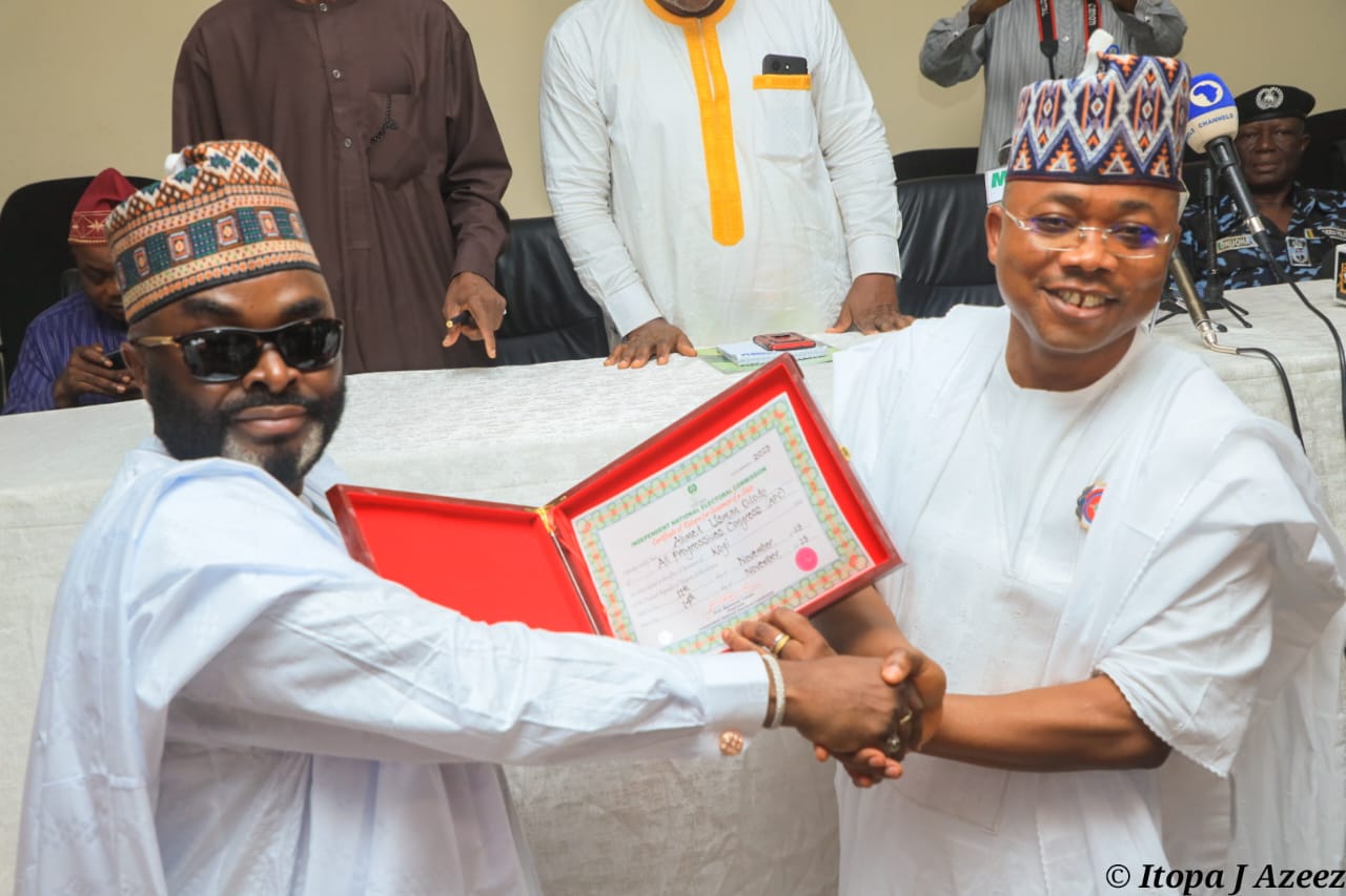 INEC presents certificates of return to Ododo, deputy