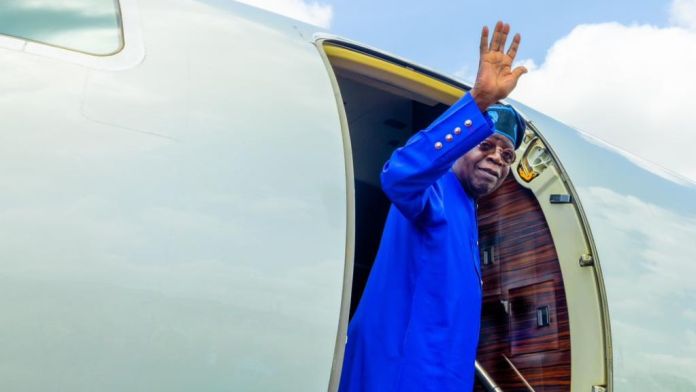 Tinubu departs for China