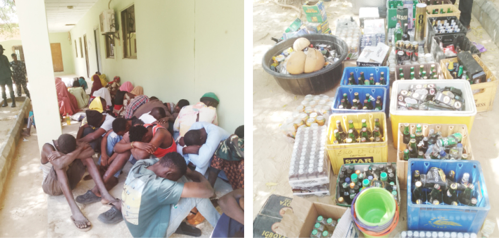 Yobe arrests 36 for taking alcohol