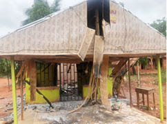 Hoodlums attack, raze shops in Kogi