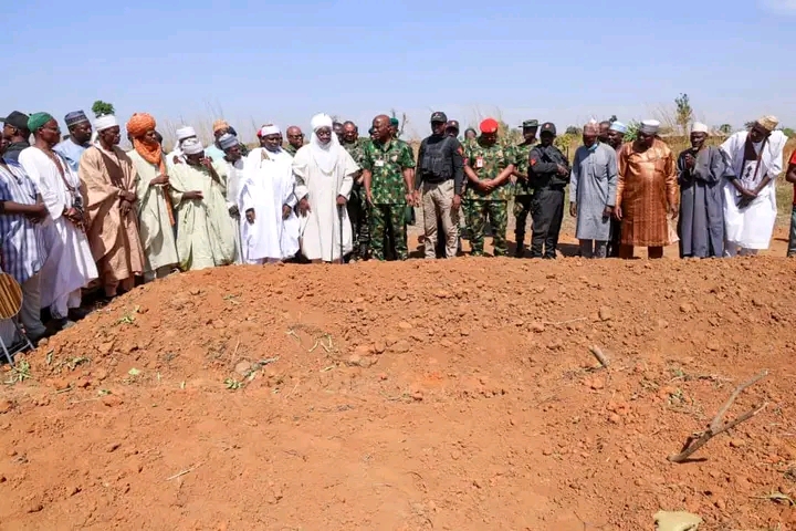 PHOTOS: Army Chief attends burial of Kaduna bombing victims