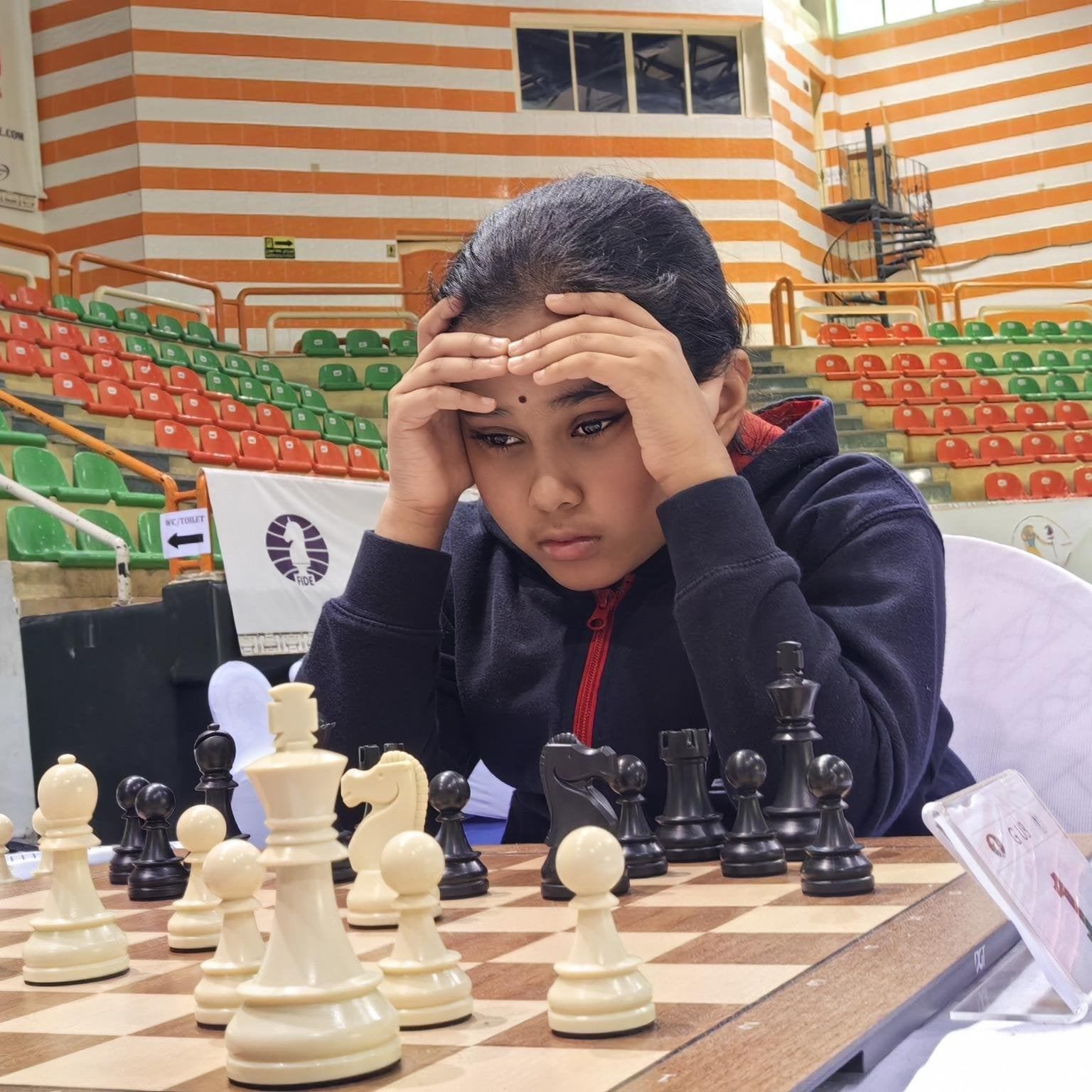 8-year-old schoolgirl wins best female European chess player