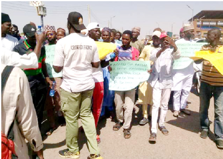 Kaduna village massacre: Protesters besiege N/Assembly, Zaria