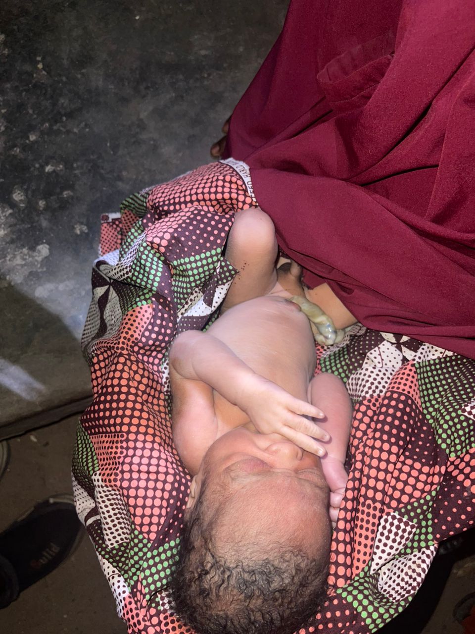 Abandoned day-old baby rescued in Niger