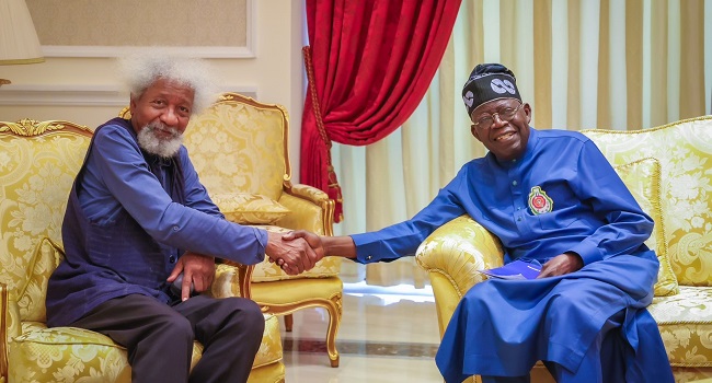 Why I won’t assess Tinubu now — Soyinka