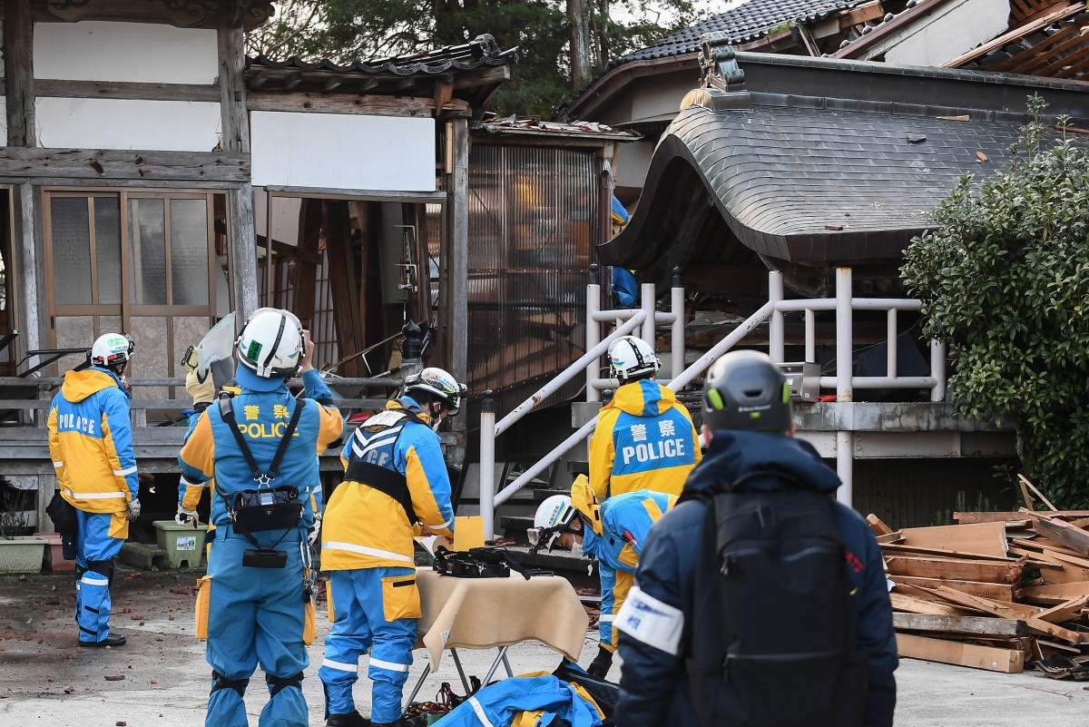 Woman in 90s rescued five days after Japan quake