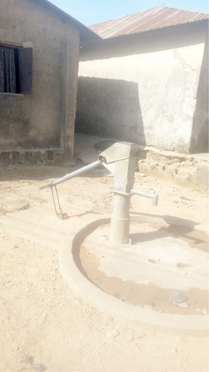 a non function borehole in the community