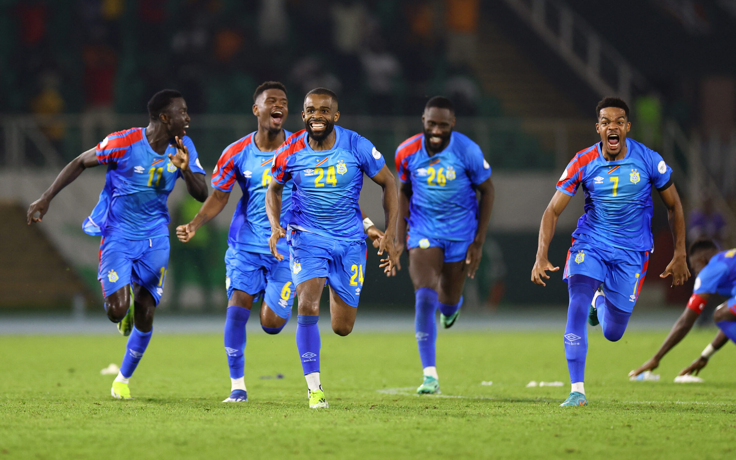 DR Congo send 10-man Egypt home after penalty shootout