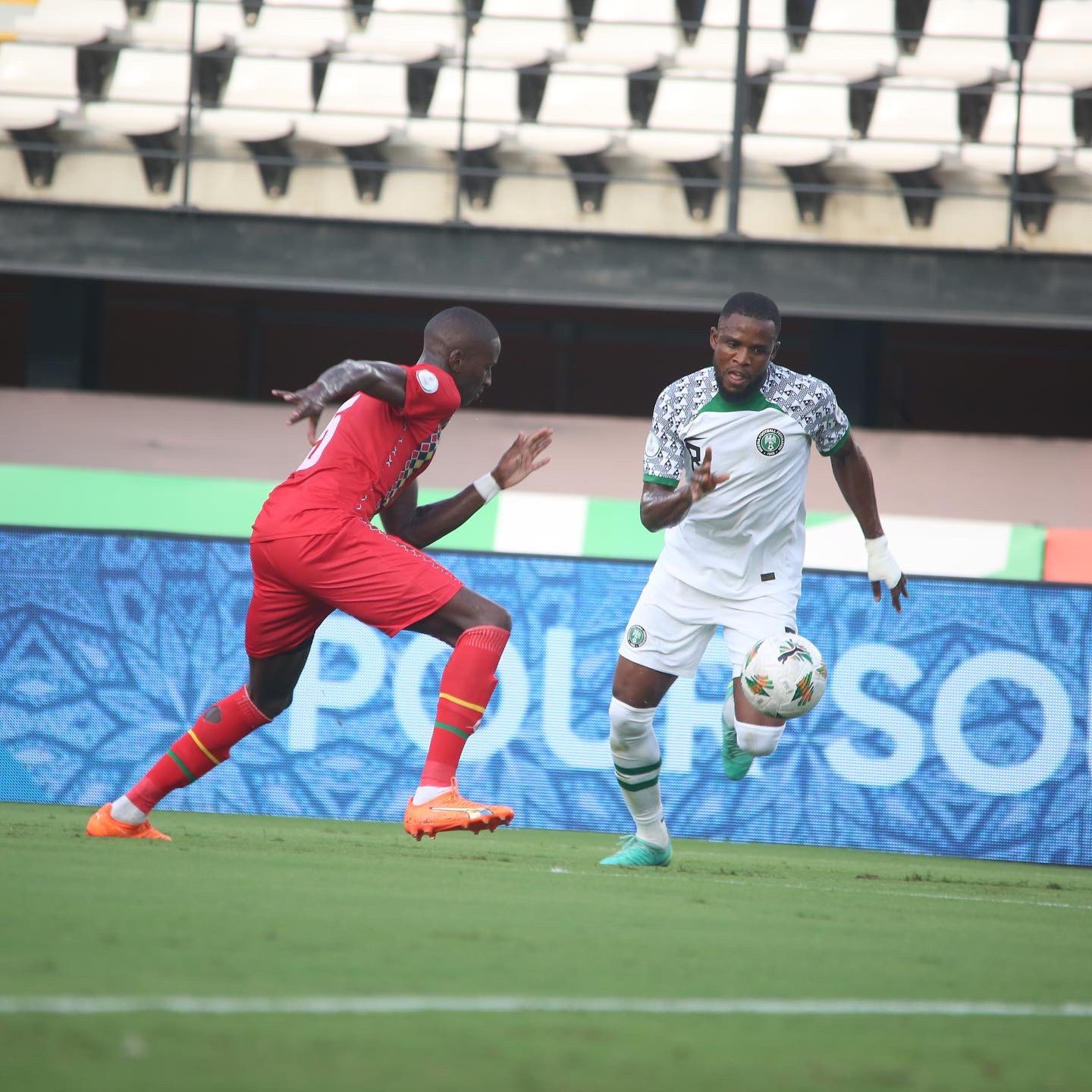 Lacklustre Nigeria reach knock-out stage after beating Guinea-Bissau