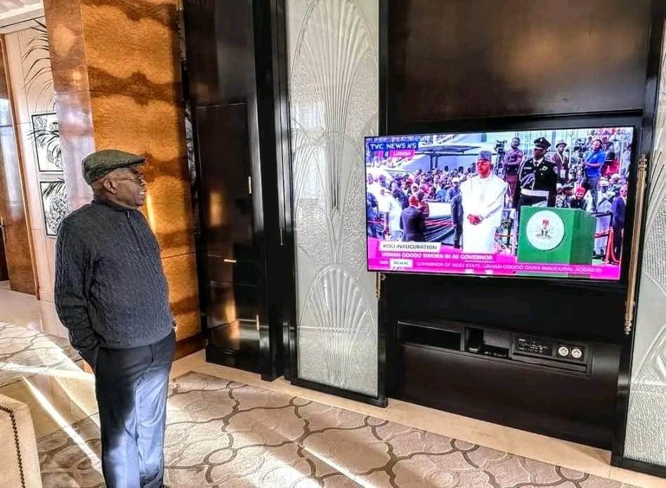 PHOTOS: Tinubu spotted watching Ododo’s inauguration from France