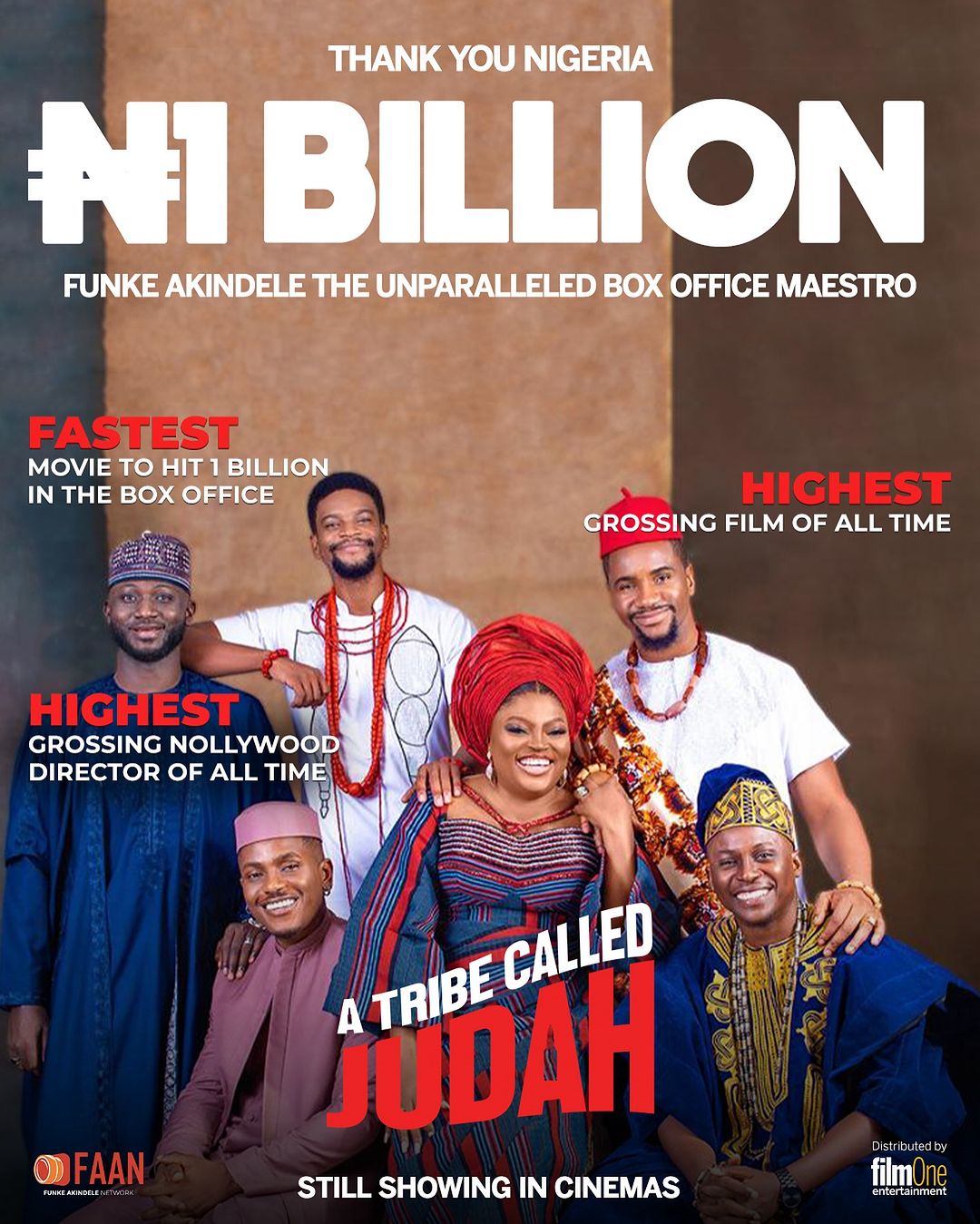 A Tribe Called Judah hits 1 billion naira