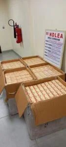 seized illicit drugs by the ndlea operatives