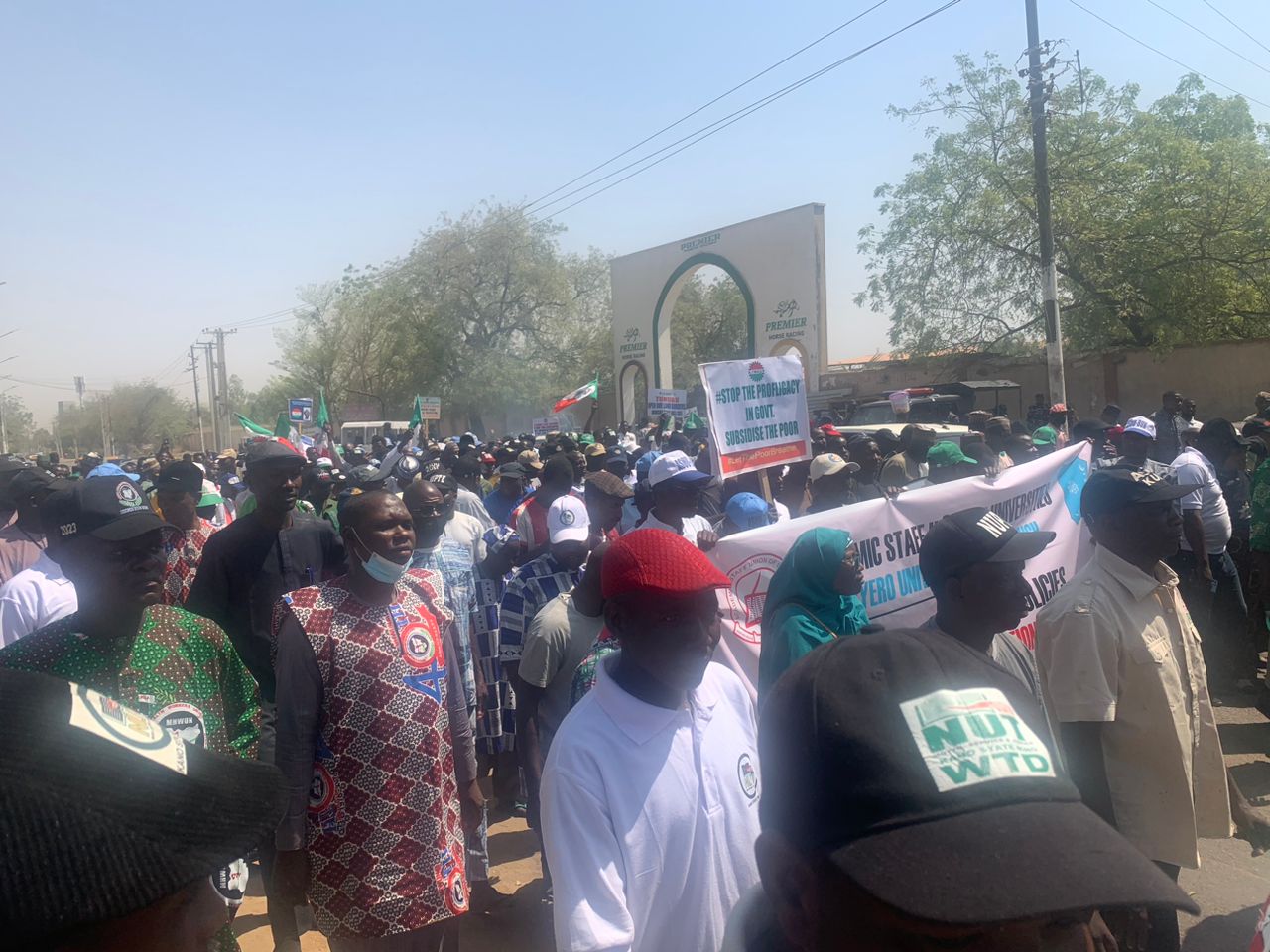 PHOTOS: NLC Protest Regains Momentum In Kano - Daily Trust