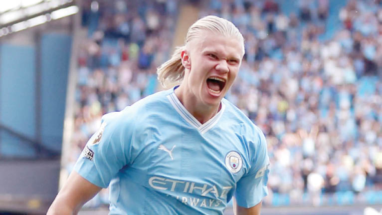 Haaland scores four goals as Man City rout Wolves