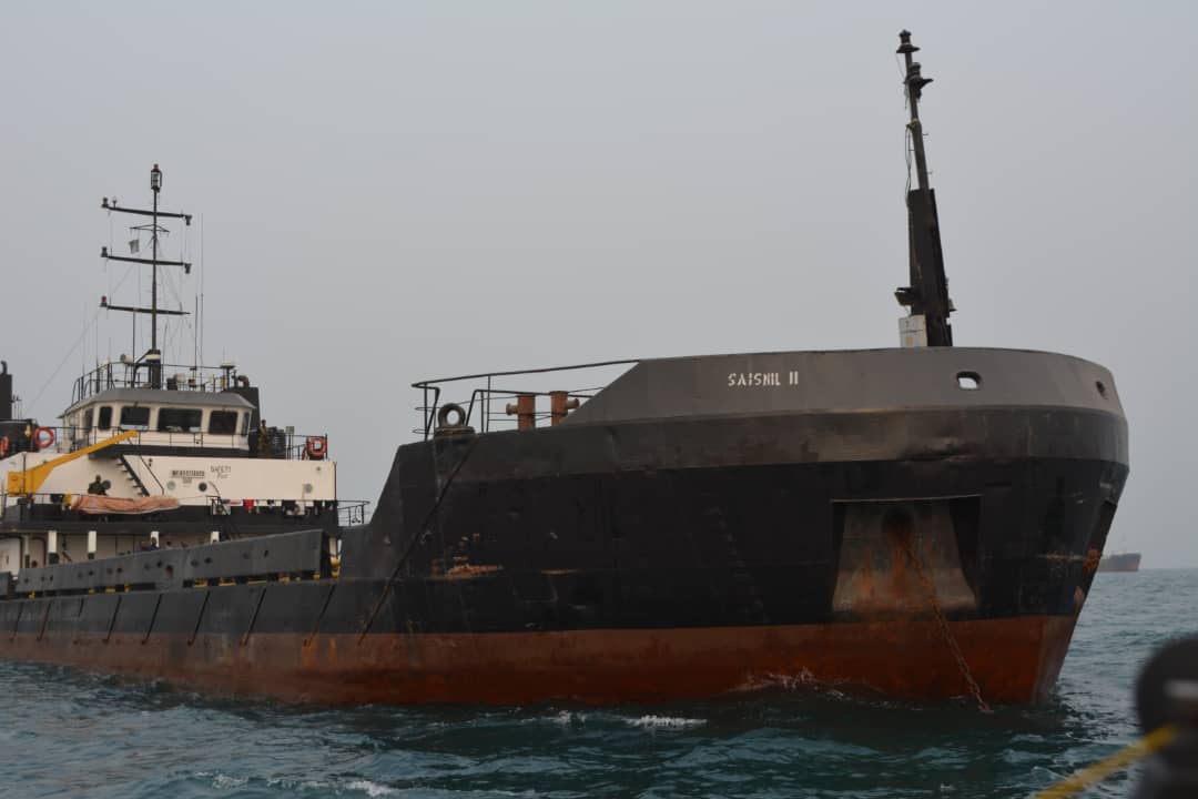 Navy arrest foreign vessel with 720,000 litres stolen crude