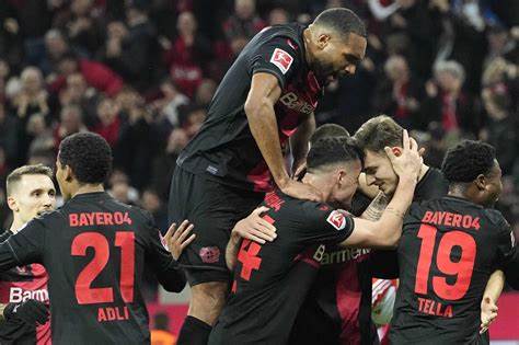 Bayern Leverkusen set new 33-match unbeaten record, go 11 points clear