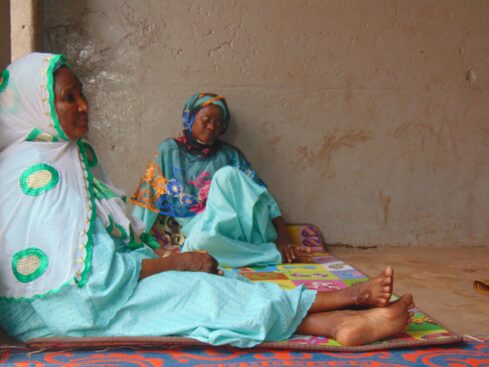 women enjoy a quiet moment