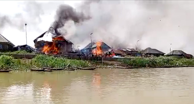 Delta Community where Majors, captain, others were killed on fire