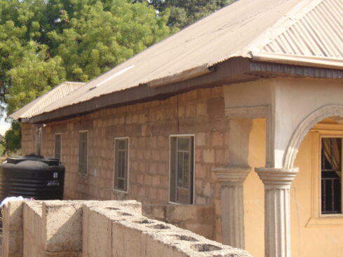 side view of salimatu umar's house