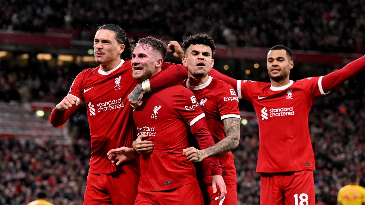 Mac Allister’s rocket fires Liverpool back to Premier League top