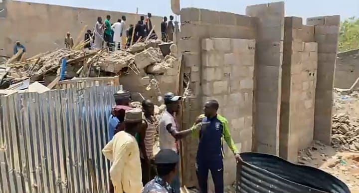 Many trapped as building collapses in Kano