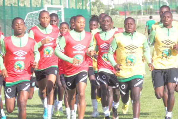 some members of the golden eaglets in a training session