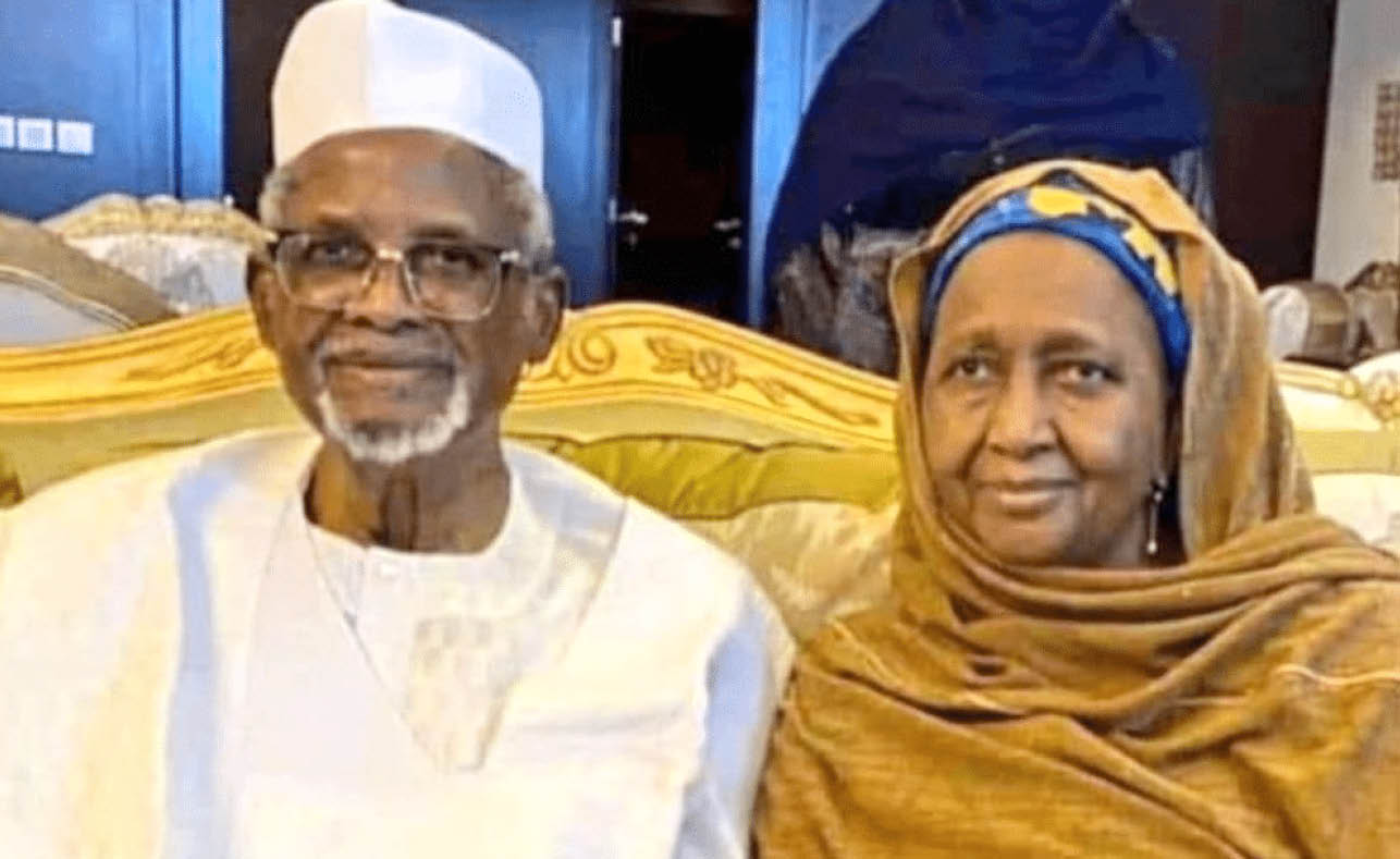 alhaji aminu dantata and his late wife, rabi dantata