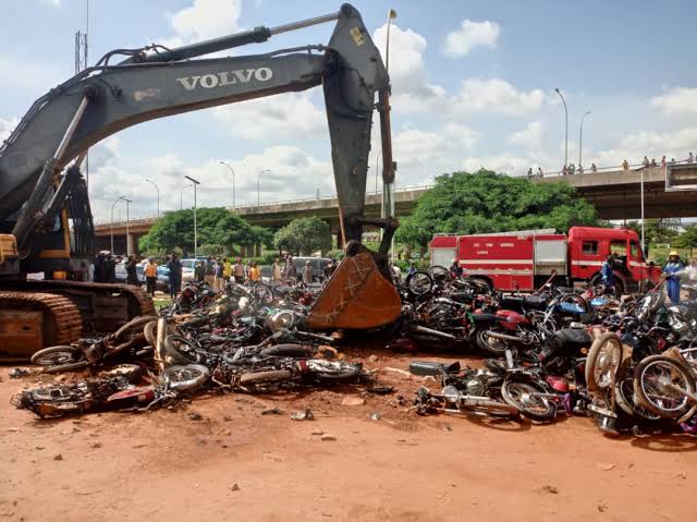 No going back on bike crushing in FCT –VIO