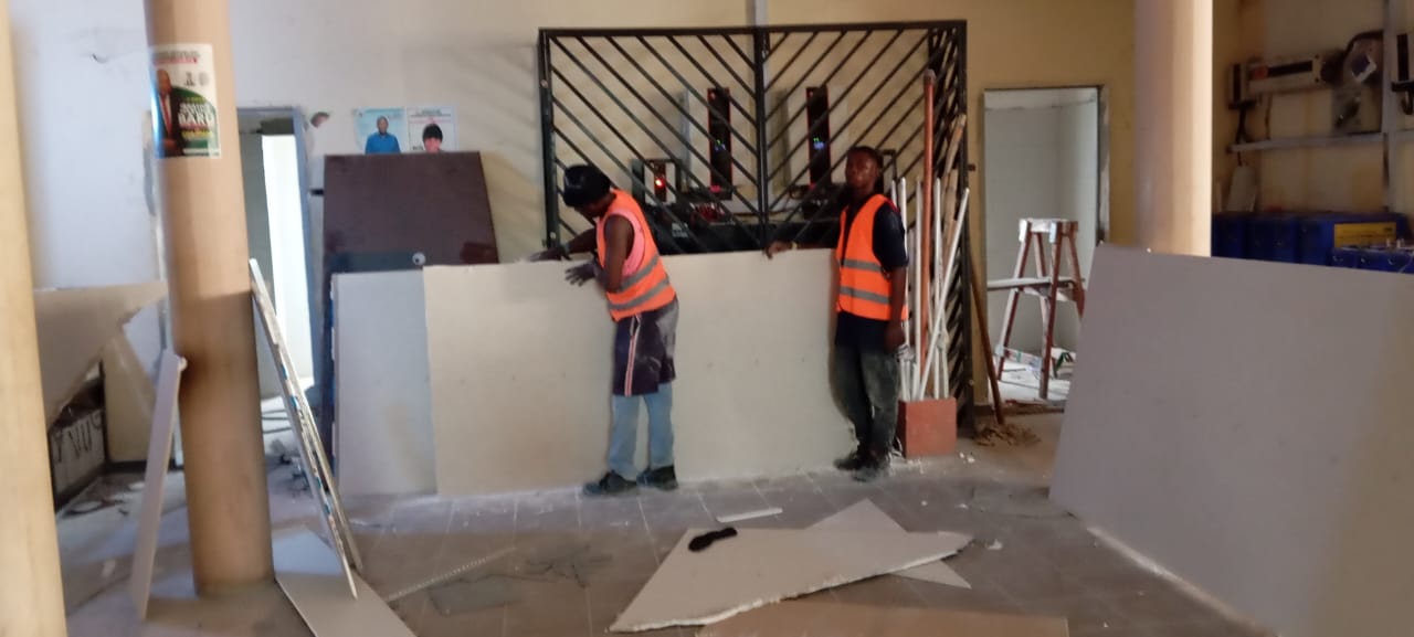 PHOTOS: After Daily Trust story, renovation begins at Federal Secretariat