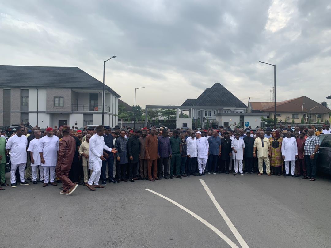 Rivers crisis: Wike’s men march against Fubara in Port Harcourt