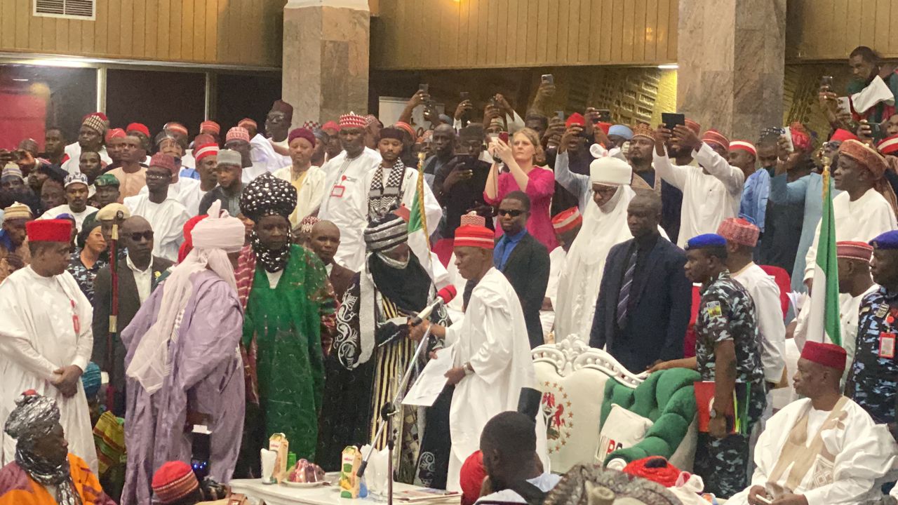 PHOTOS: Moment Emir Sanusi picked up appointment letter