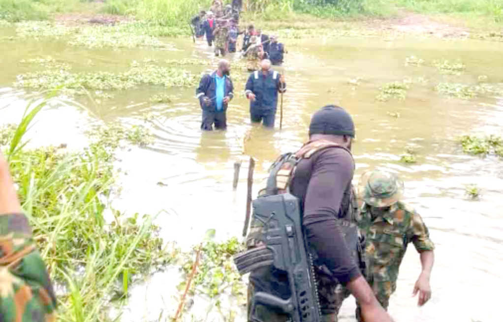 Navy destroys 124 illegal refining sites, arrests oil thieves in Niger Delta