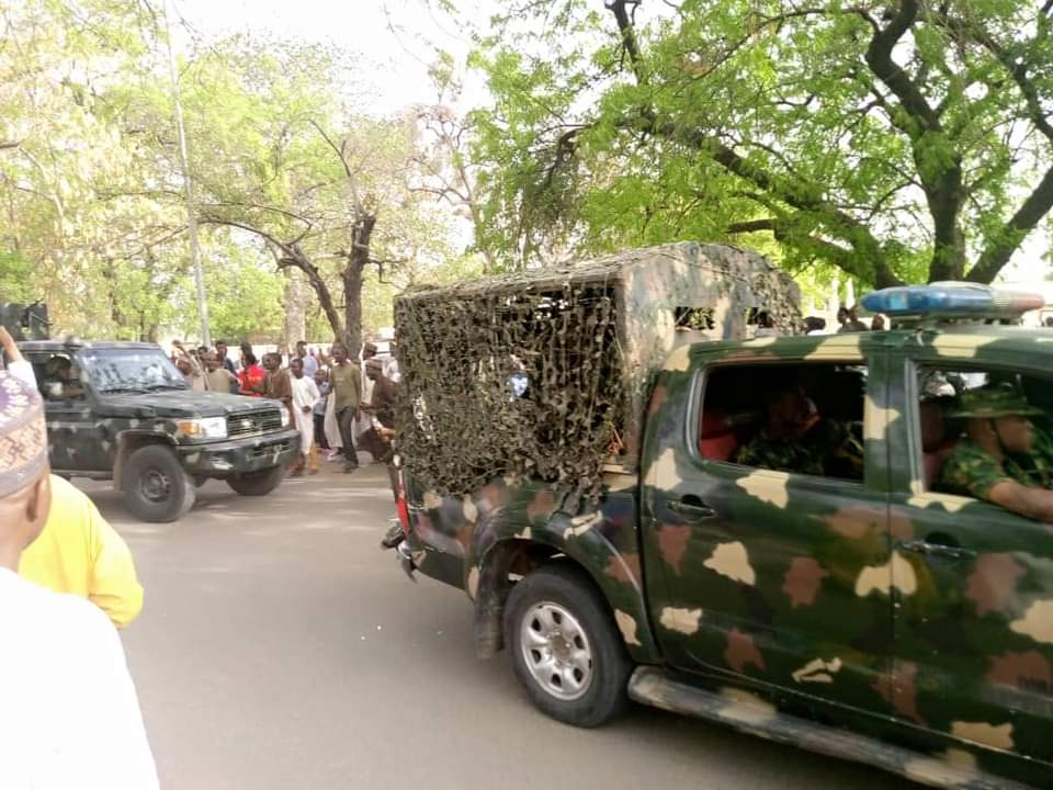 Protest: Soldiers intercept truck conveying youths in Nasarawa