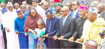 Tinubu inaugurates Abuja flyover