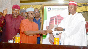 Abba Yusuf gets Outstanding Governor of the Year award from NUP