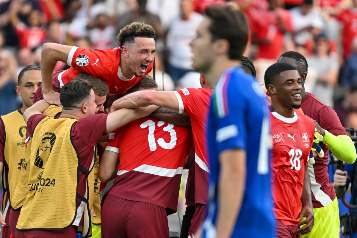 Switzerland stun holders Italy to reach Euro 2024 quarters