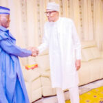 former vice president atiku abubakar with former president muhammadu buhari in daura, yesterday