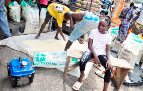 Young women quitting trading for rice smuggling