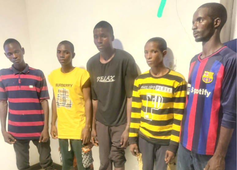 5 arrested as police, kidnappers exchange fire