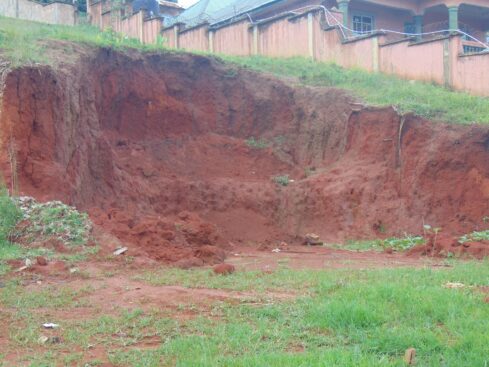 around gembu are sites where red sand is excavated