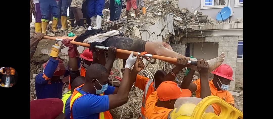 4 persons rescued from Abuja collapsed building