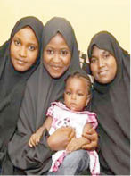 from right, aisha, nusaiba and fatima abubakar zaki with baby el batool bukhari jega all killed at the resistance of sheikh zakzaky during the 2015 zaria massacre