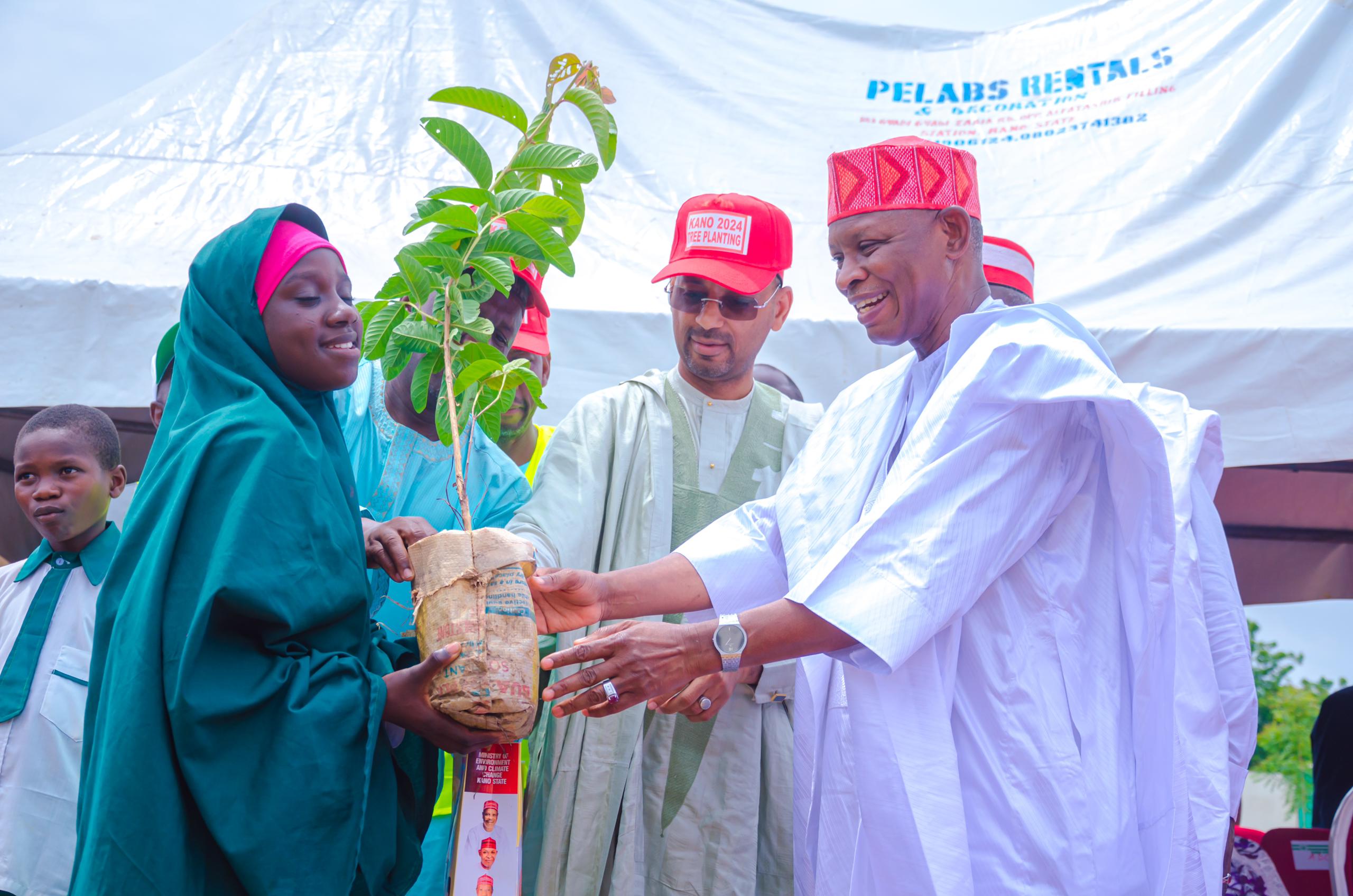 Climate Change: Gov Yusuf launches 3-million tree planting initiative in Kano