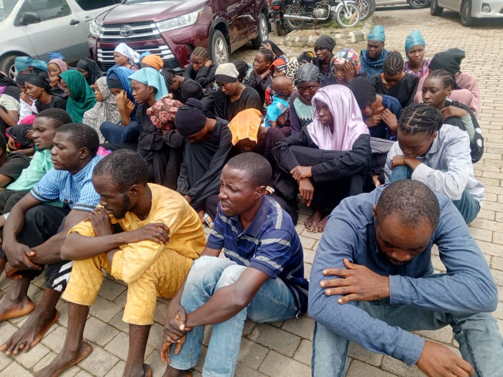 PHOTOS: Police parade Shiites arrested over Abuja clash - Daily Trust